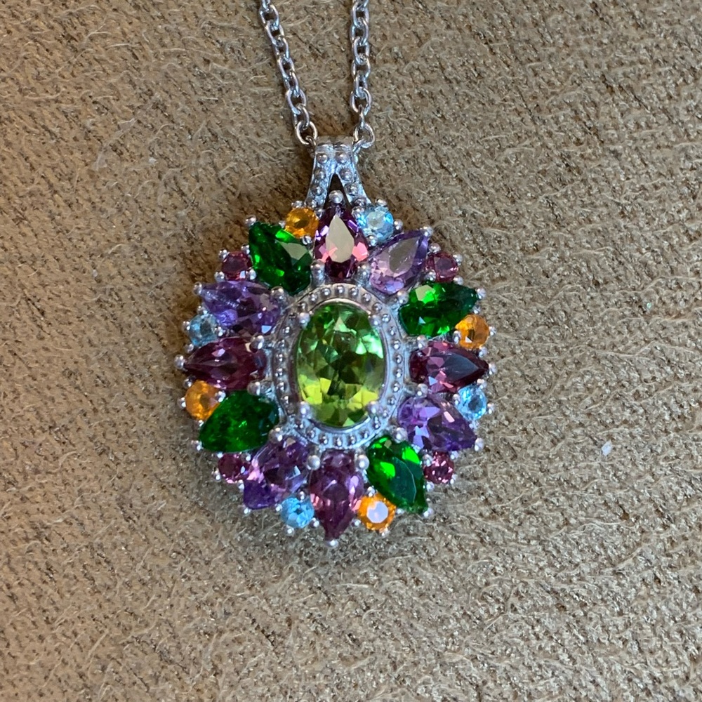💚Peridot/Multi-Gemstone Pendant💚